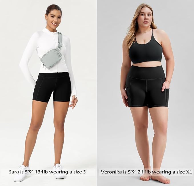 Omni Motion Tummy Control Biker Shorts with Pockets