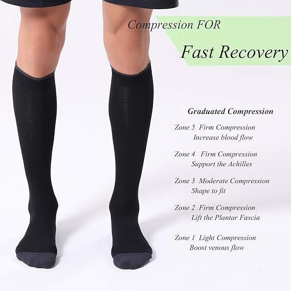 FITRELL 3 Pairs Compression Socks