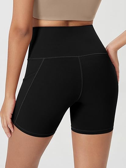 Omni Motion Tummy Control Biker Shorts with Pockets