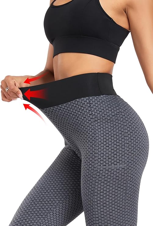 Omni Motion High-Waisted Yoga Tights, Mesh Fabric