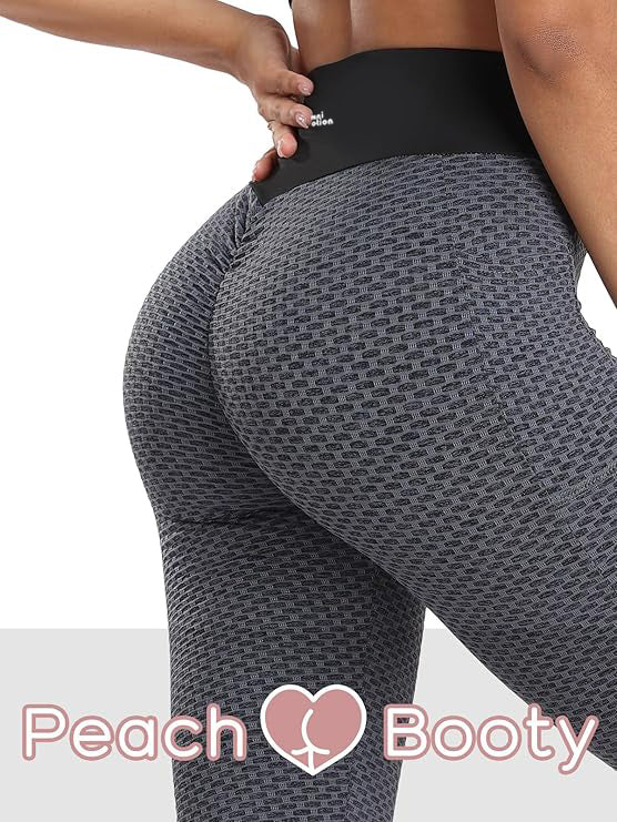 Omni Motion High-Waisted Yoga Tights, Mesh Fabric